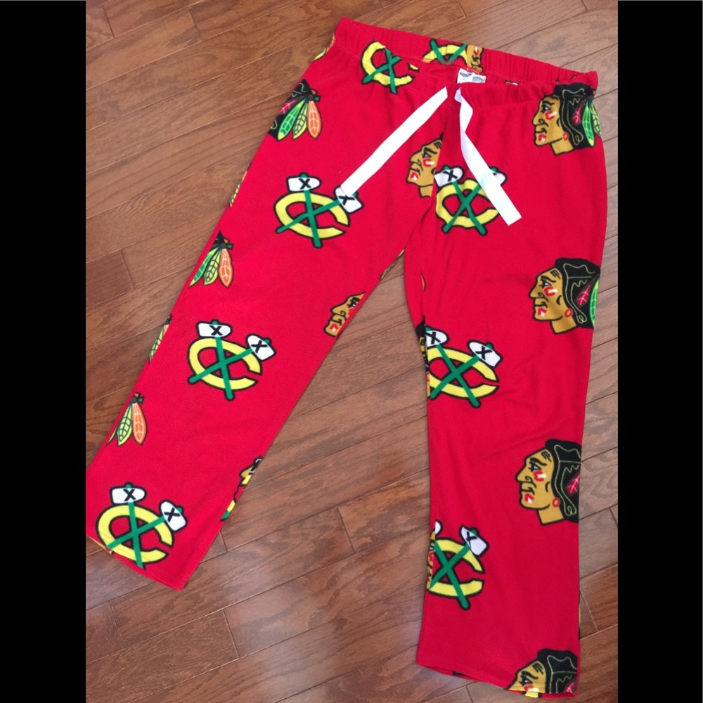 👒🌷Chicago Blackhawks fleece lounge pants🌷👒